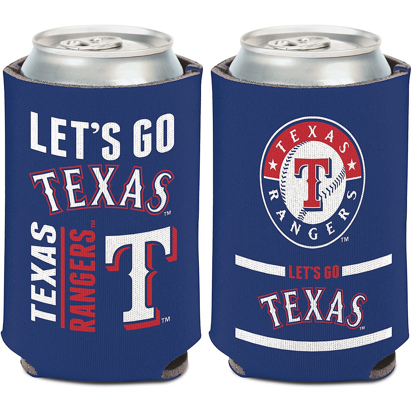 Wincraft Texas Rangers Slogan Can Cooler                                                                                         - view number 1