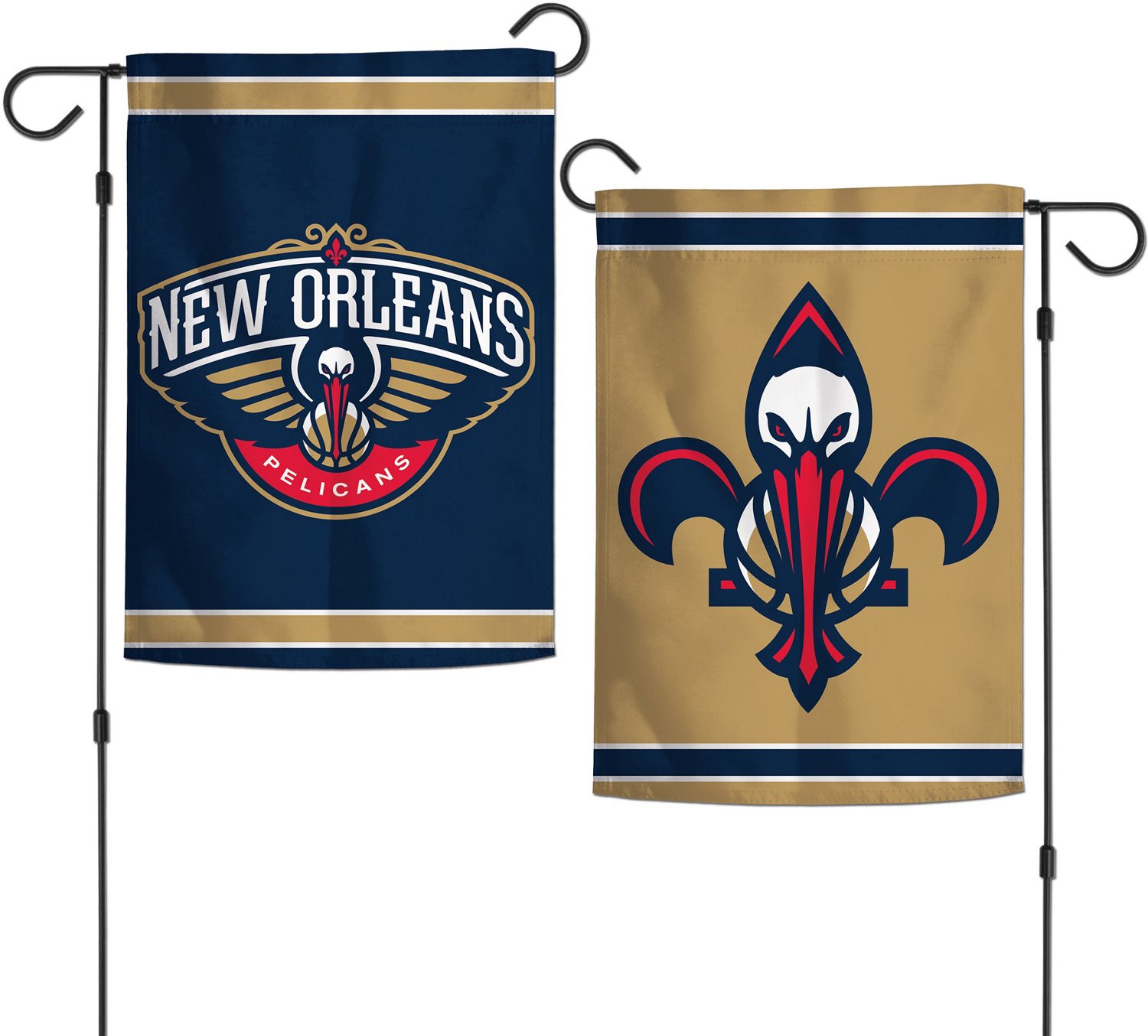 Wincraft New Orleans Pelicans 12 5 In X 18 In 2 Sided Garden Flag Academy