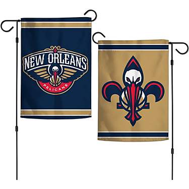 WinCraft New Orleans Pelicans 12.5 in x 18 in 2-Sided Garden Flag                                                               