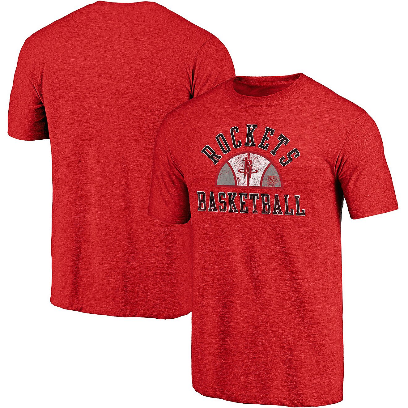 Houston Rockets Men's Crew Neck Short Sleeve T-shirt                                                                             - view number 3