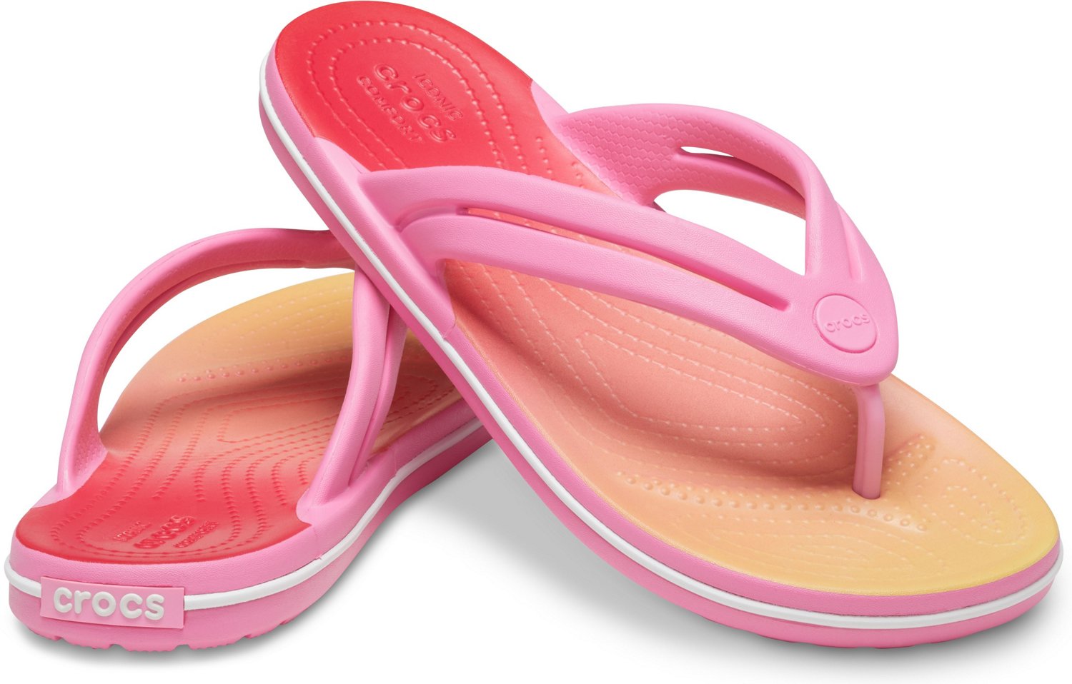 Crocs Women's Crocband Ombre Flip Flops | Academy