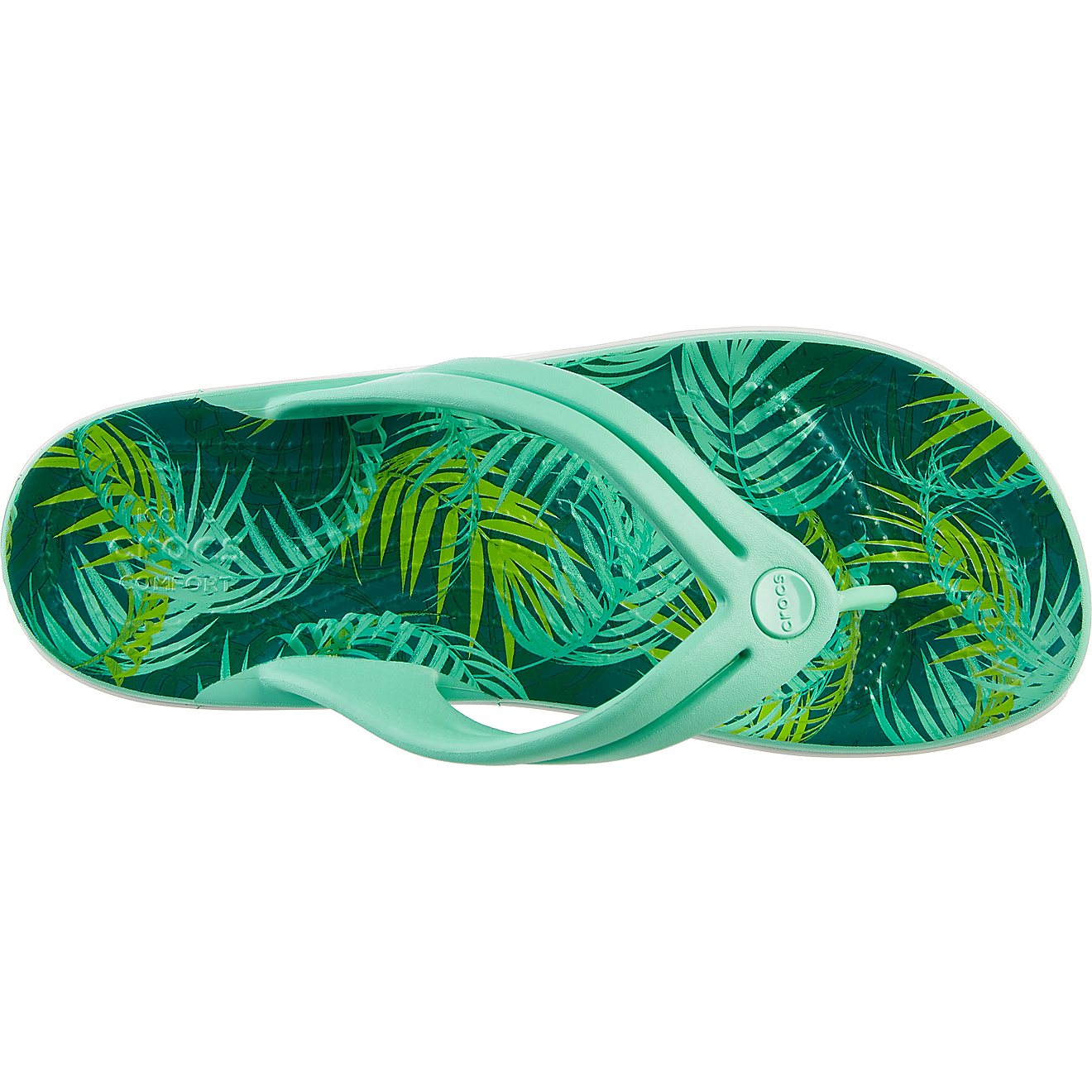 Crocs Women's Crocband Tropical Flip Flops                                                                                       - view number 3