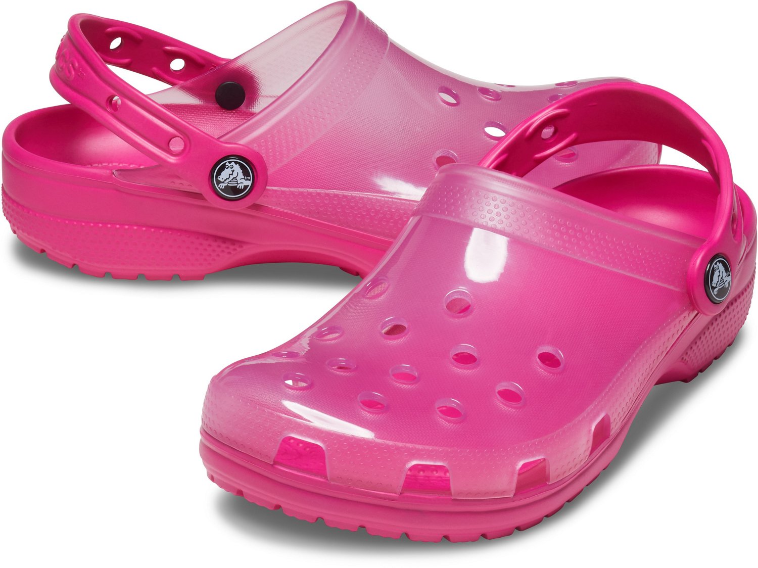 clear crocs sandals