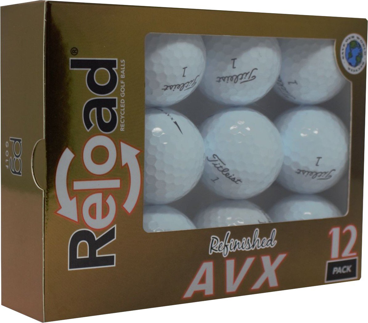 Titleist Reload Refinished AVX Golf Balls 12Pack Academy