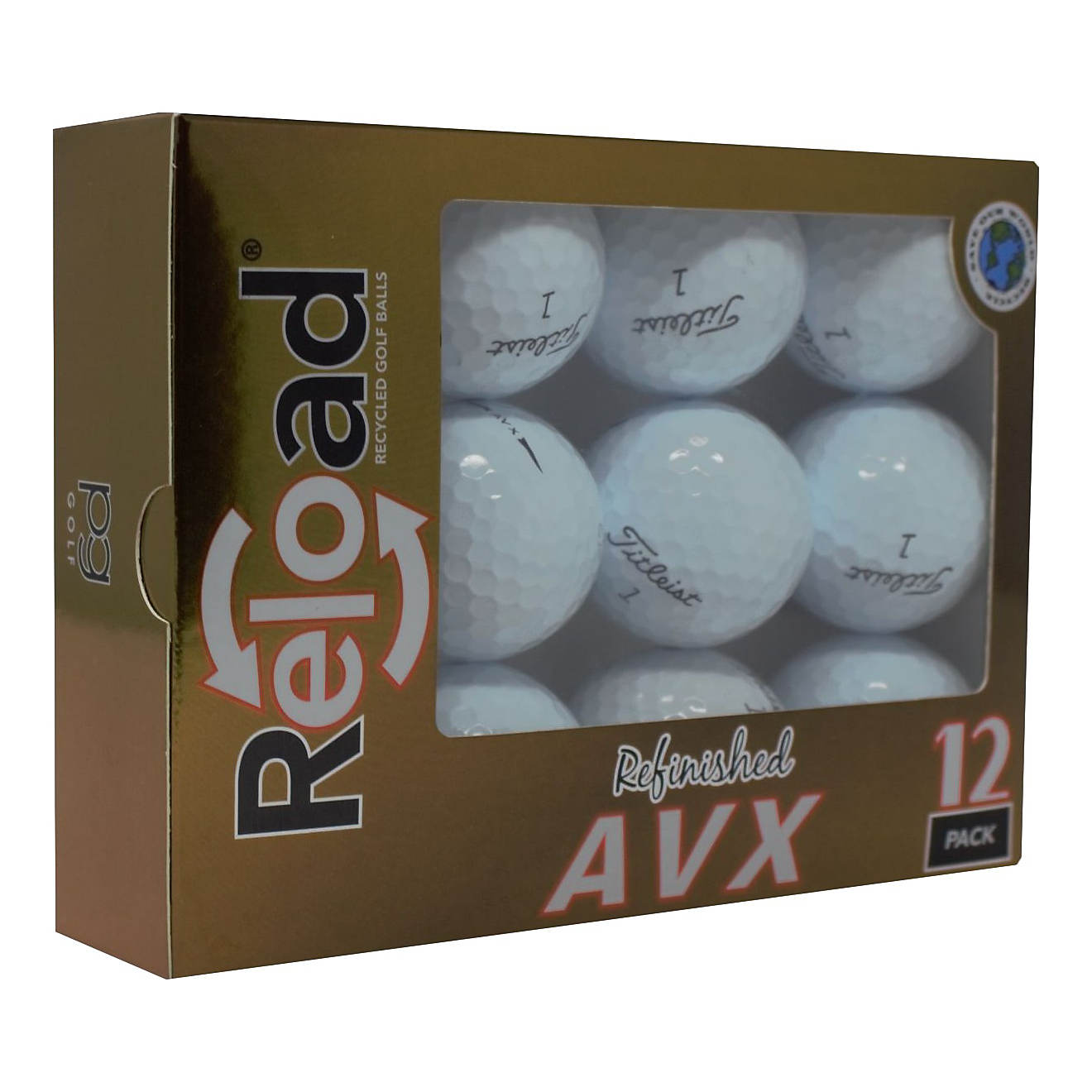 Titleist Reload Refinished AVX Golf Balls 12-Pack                                                                                - view number 1