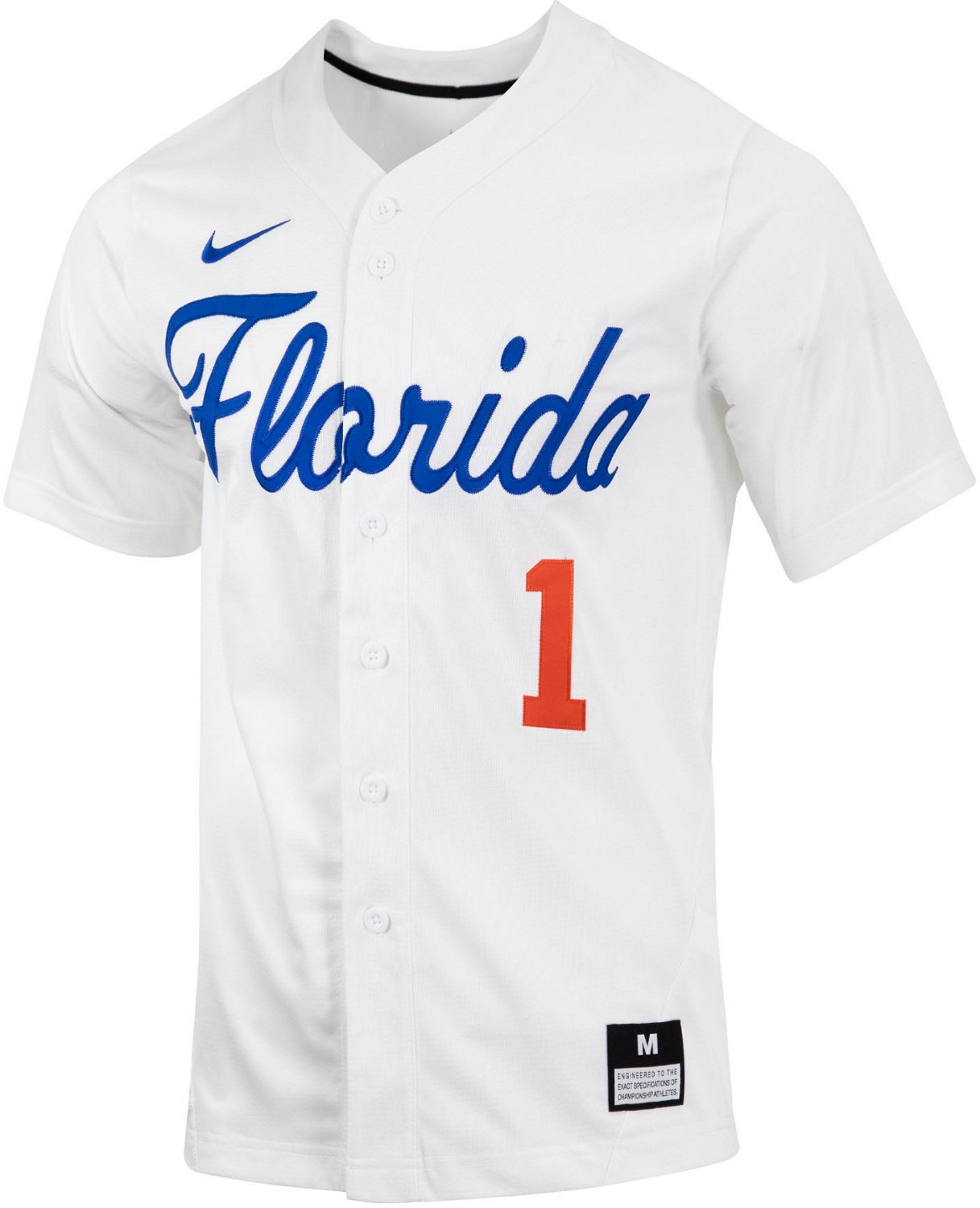 Nike Men's University of Florida Cursive Baseball Replica Jersey | Academy