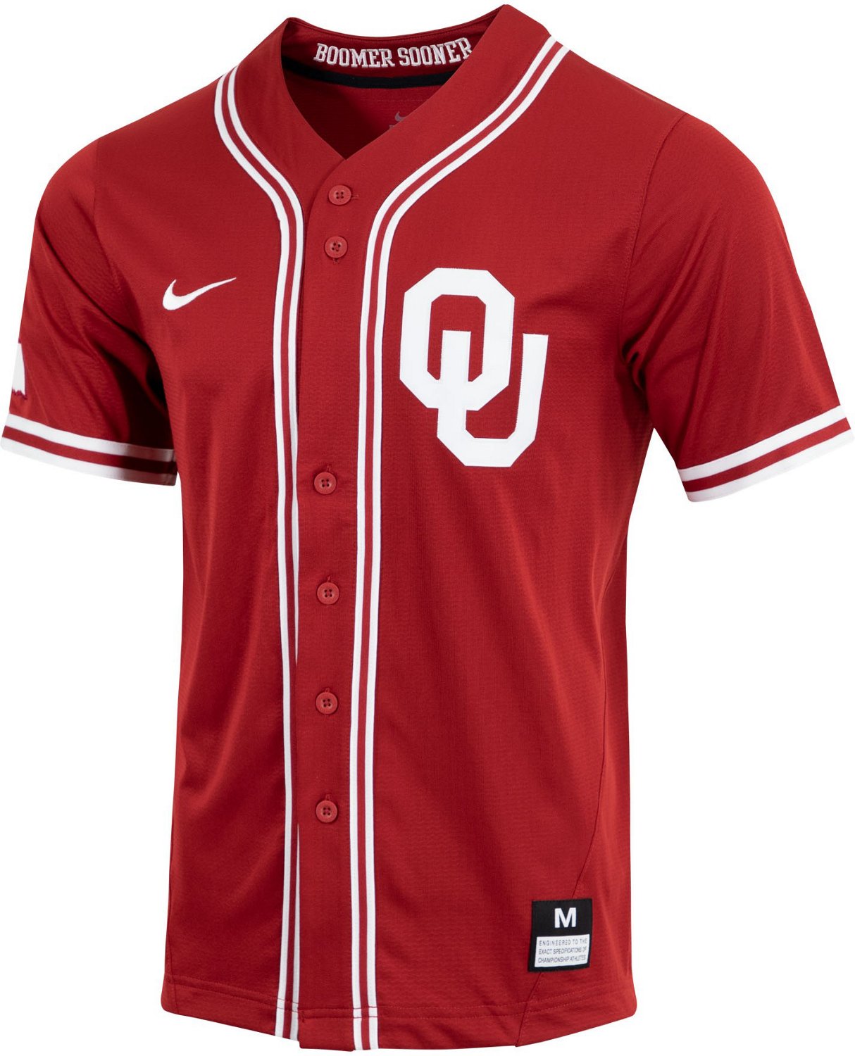 Nike Mens University of Oklahoma Baseball Replica Jersey | Academy