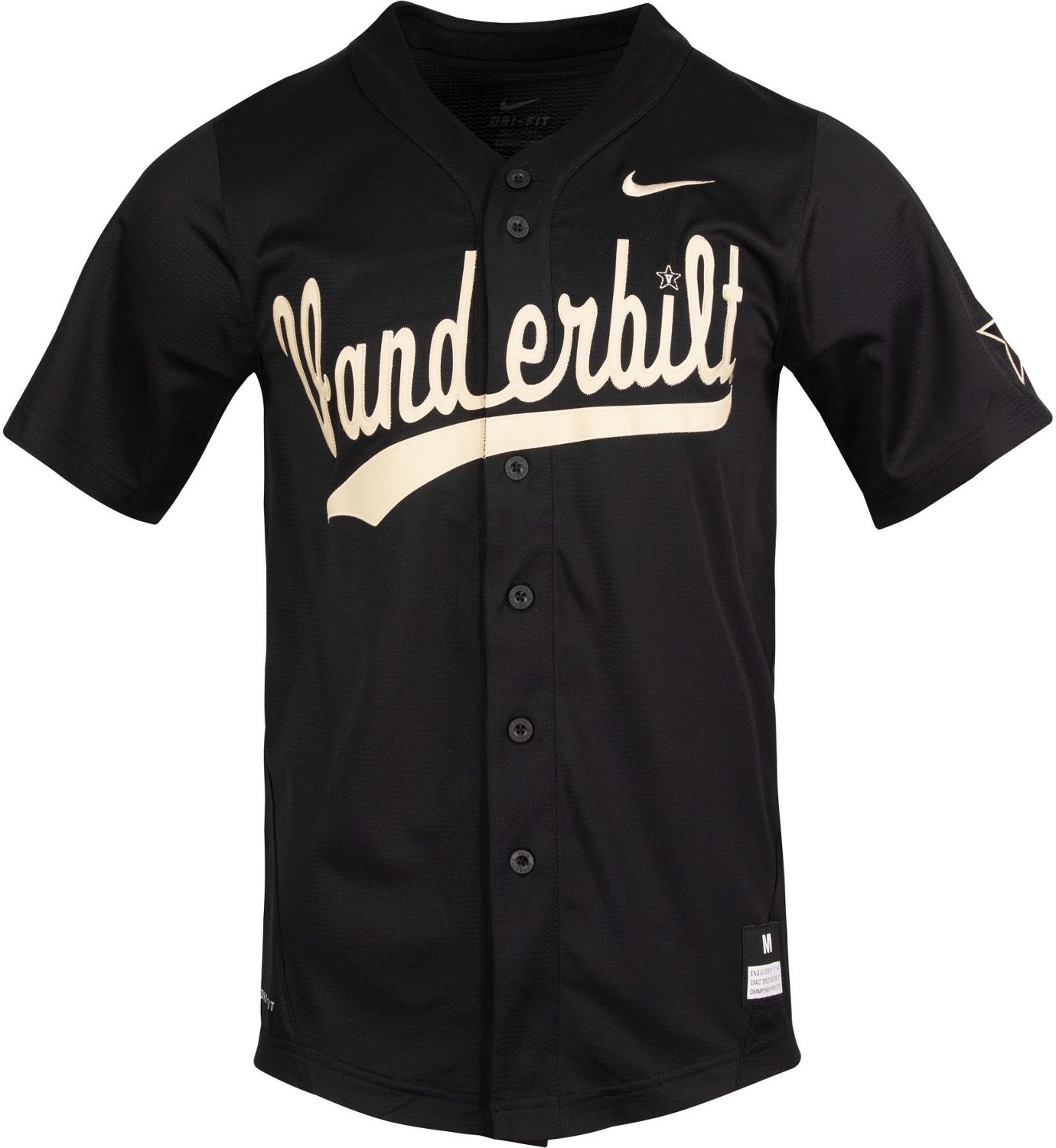 Nike Men's Vanderbilt University Baseball Replica Jersey Academy