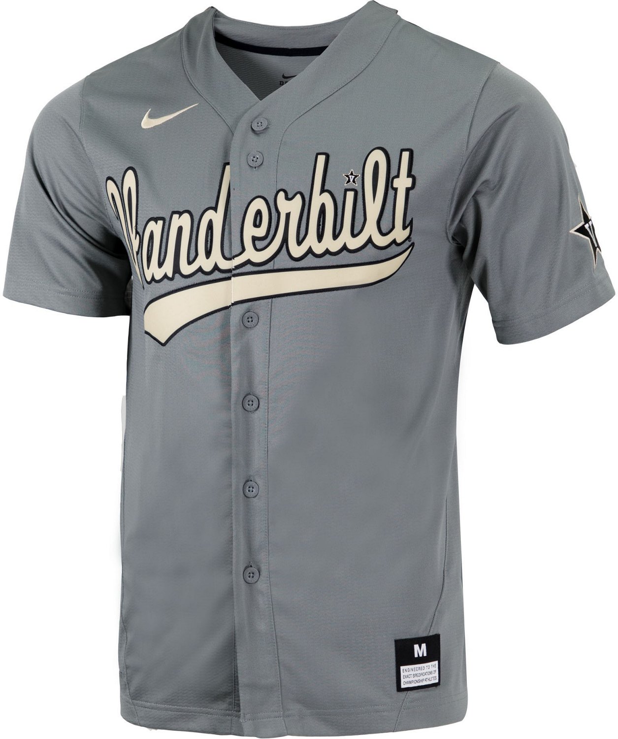 Nike Men's Vanderbilt University Baseball Replica Jersey Academy