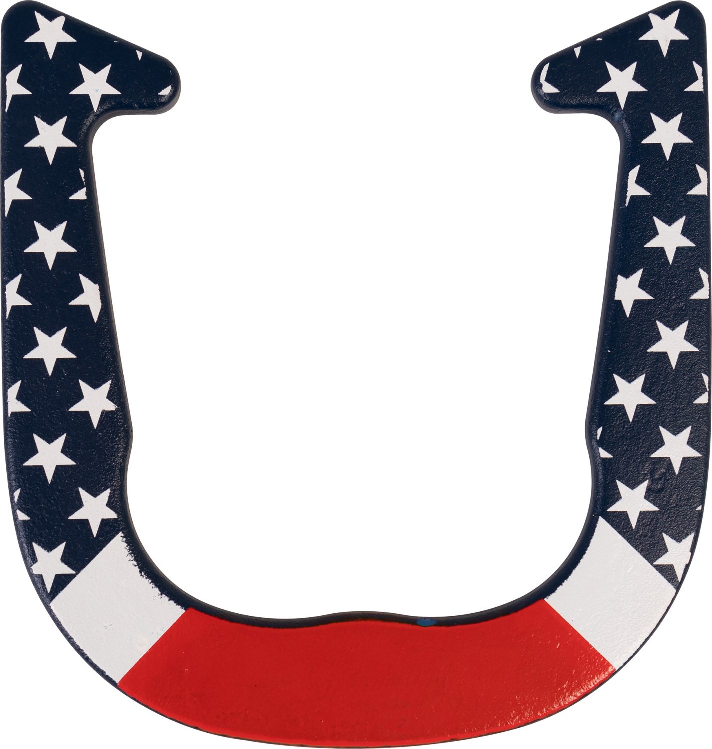 Triumph Patriotic Forged Horseshoe Set                                                                                          