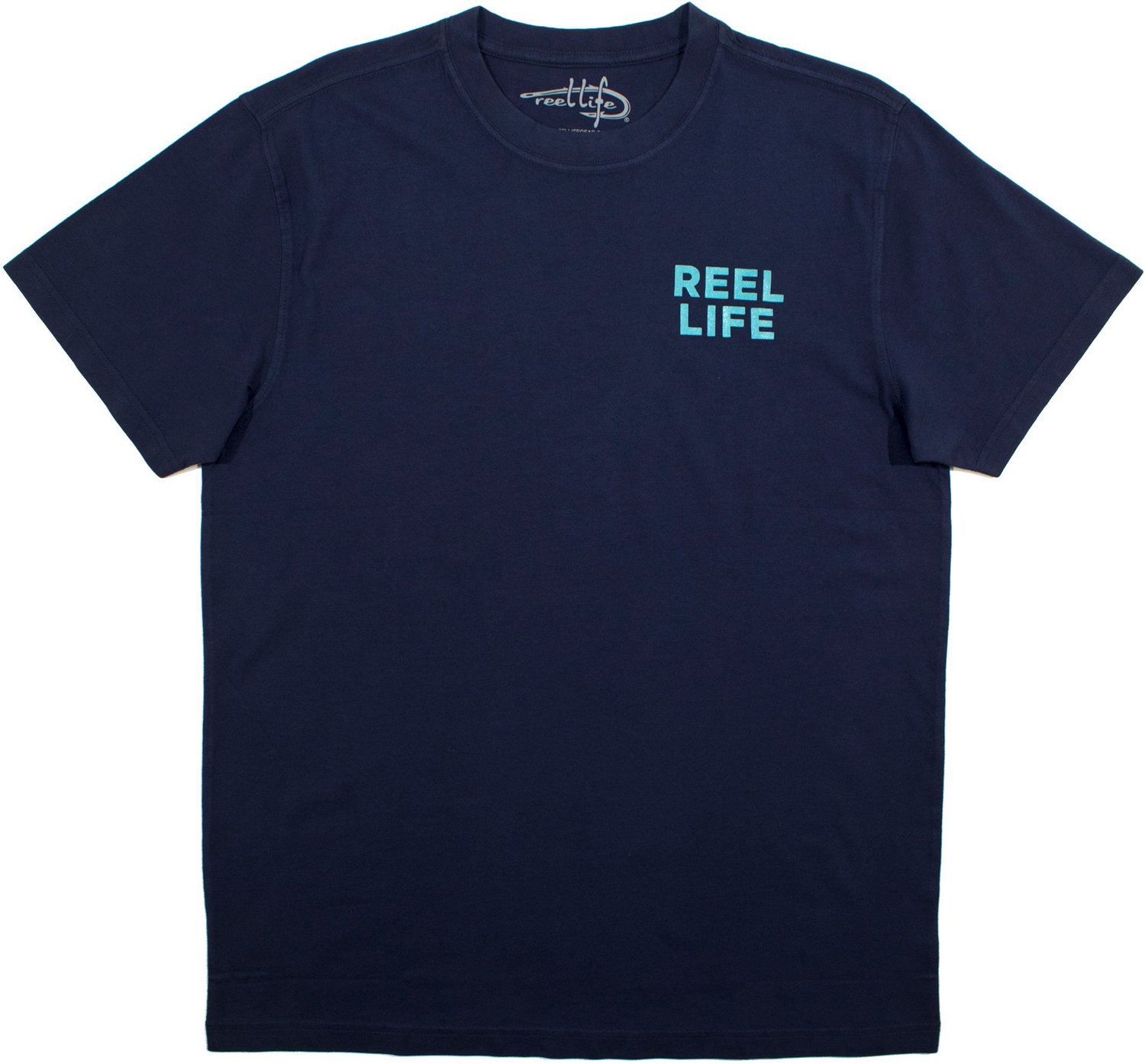 Reel Life Men’s Ocean Washed Series Emerging Mahi Fishing Tshirt Academy