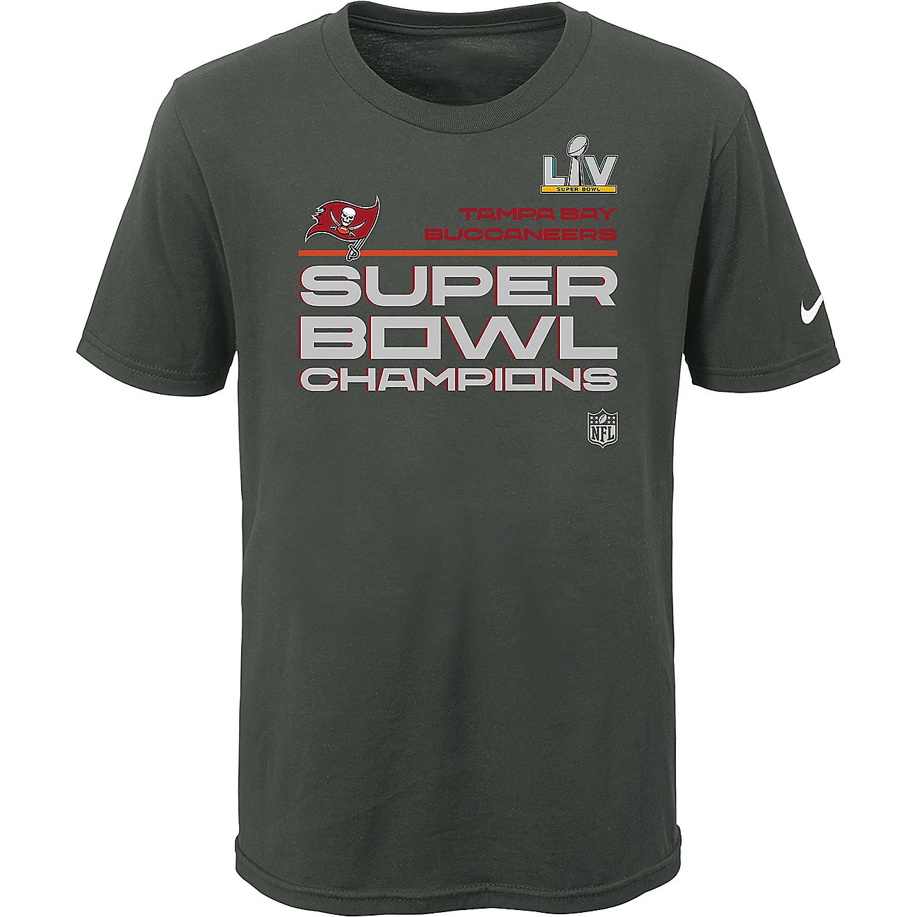 Nike Youth Tampa Bay Buccaneers Super Bowl LV Champs Trophy Collection T-shirt                                                   - view number 1