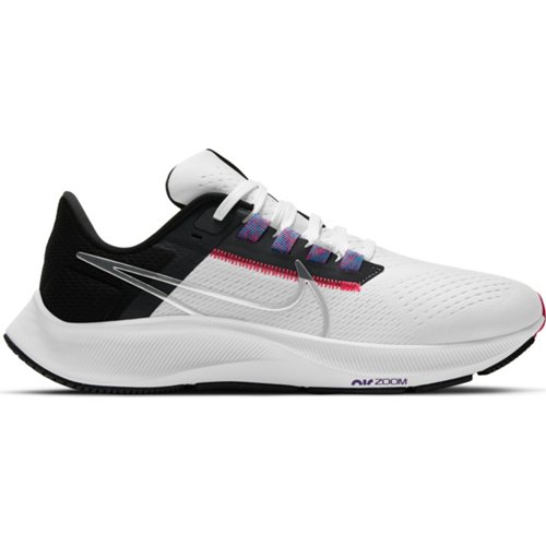 Nike Women's Air Zoom Pegasus 38 Running Shoes (White/Bright Pink)
