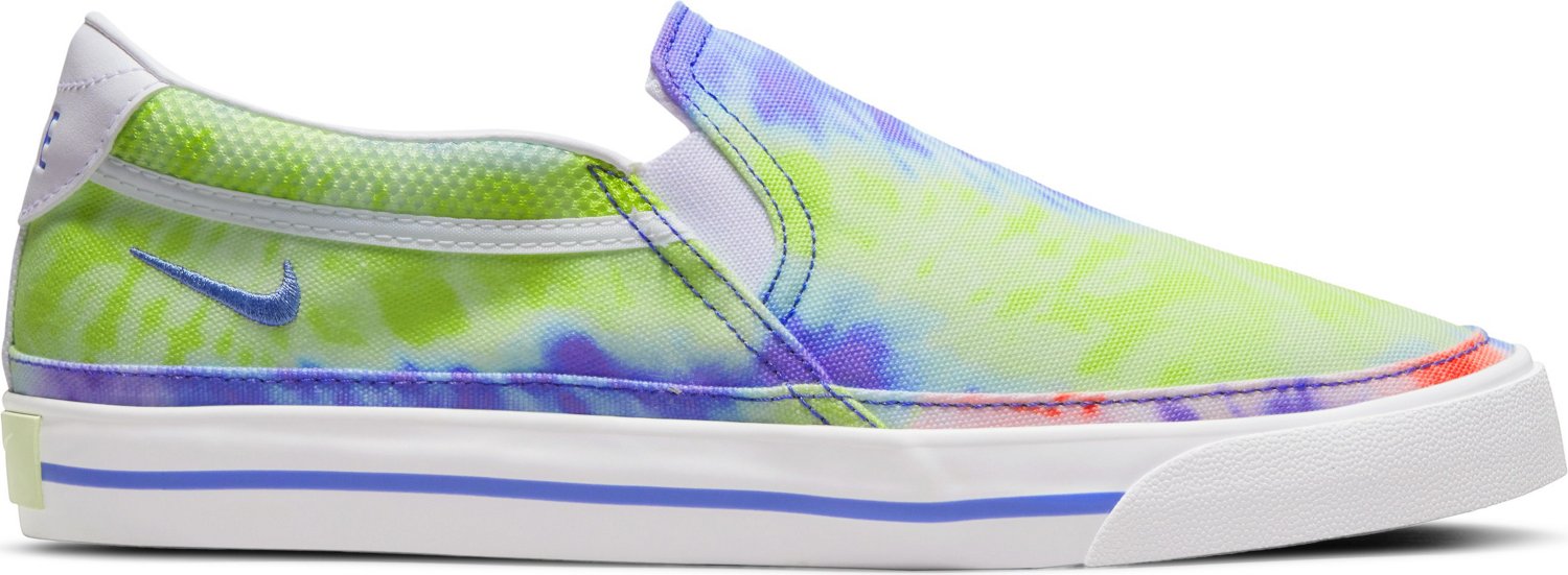 nike court legacy print women's slip on