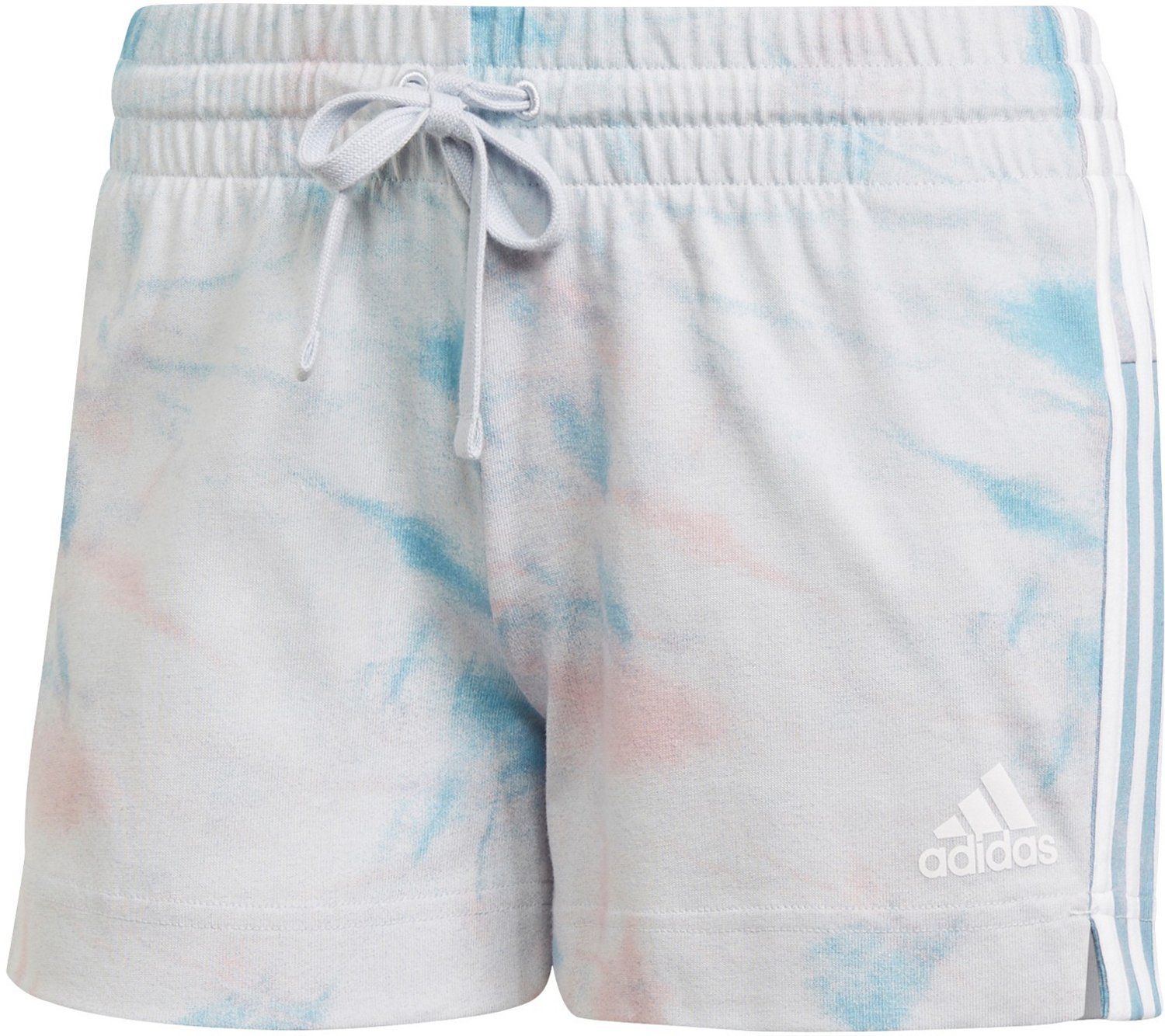 adidas pink tie dye shorts