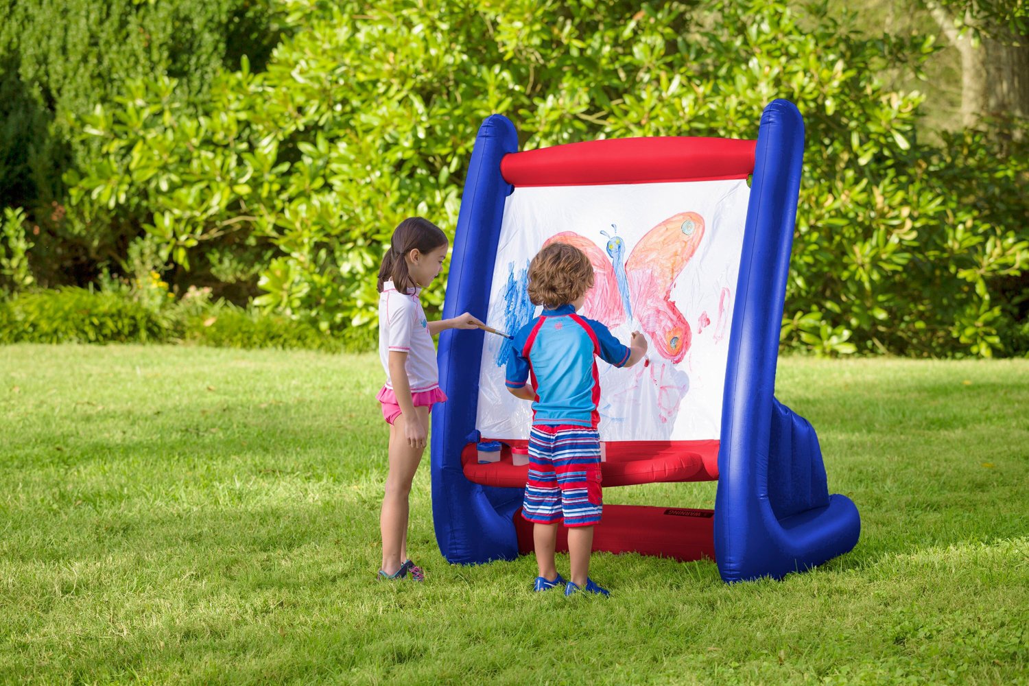 hearthsong double sided inflatable easel