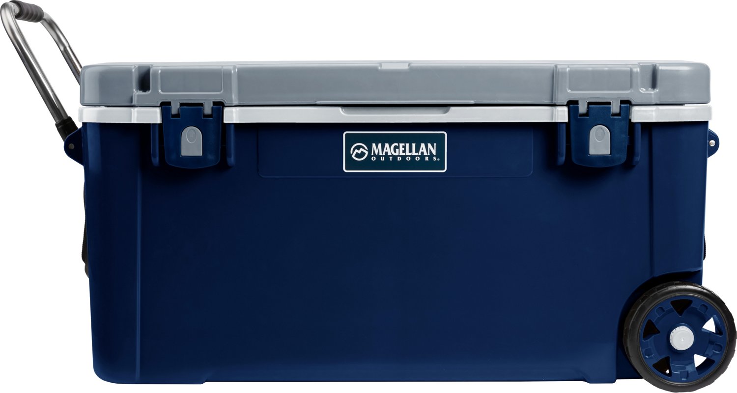 Magellan Outdoors Ice Box 75 qt Wheeled Cooler Academy