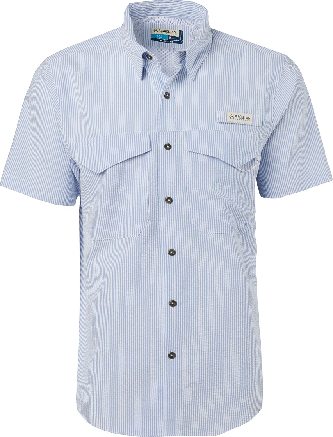 mens seersucker short sleeve shirt