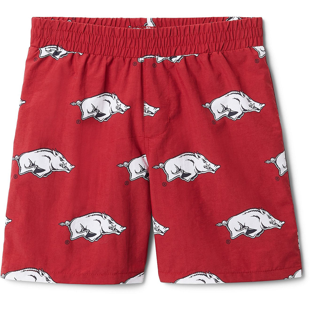 Columbia Sportswear Boys' University of Arkansas Backcast Printed Shorts 5 in                                                    - view number 1