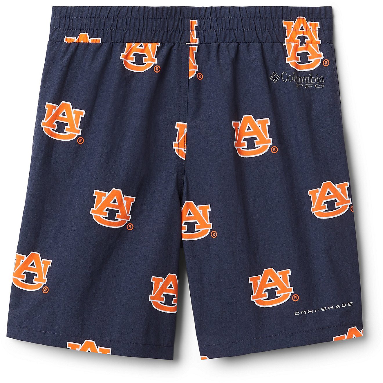 Columbia Sportswear Boys' Auburn University Backcast Printed Shorts 5 in                                                         - view number 2