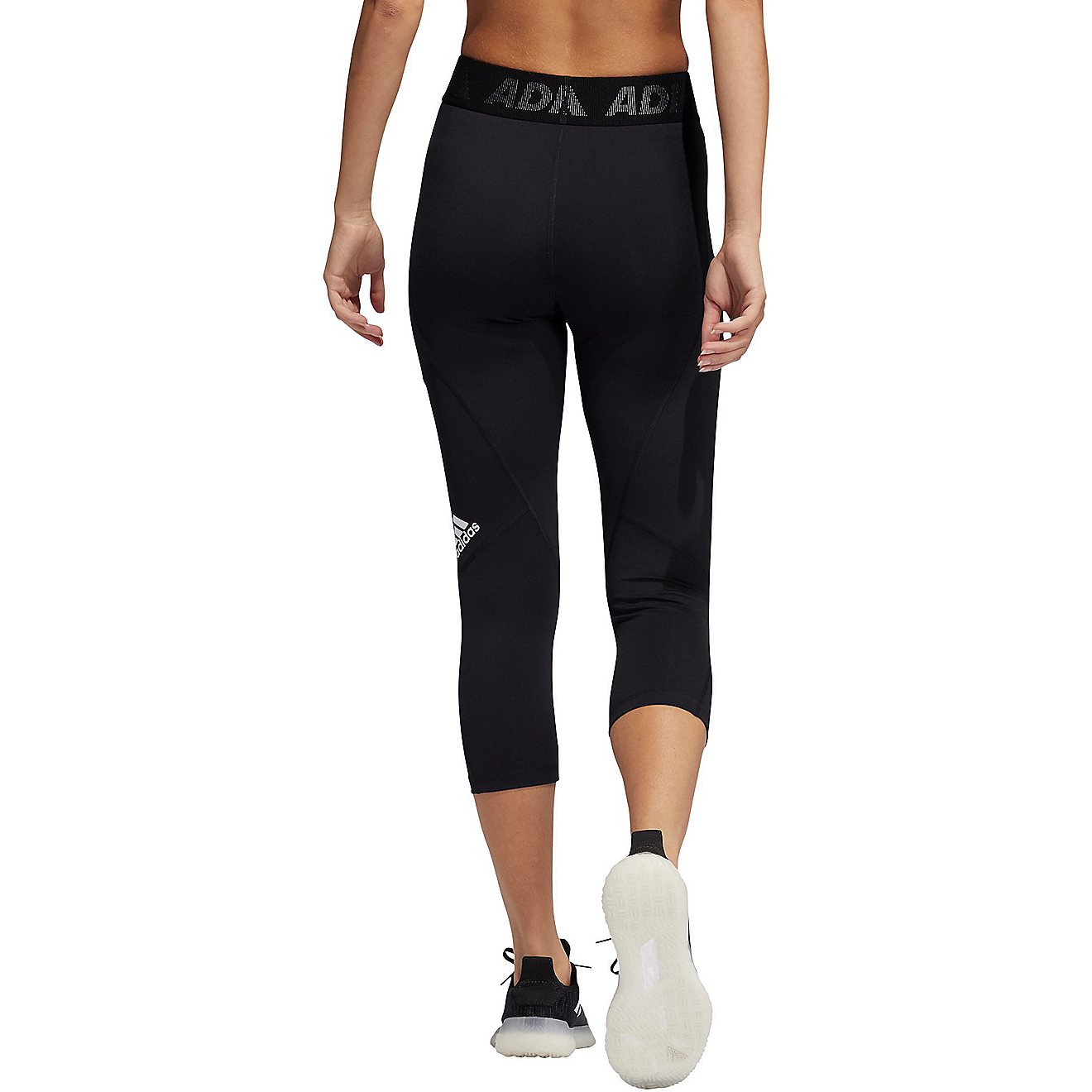 adidas Women's TechFit 3/4-Length Bar Tights                                                                                     - view number 2