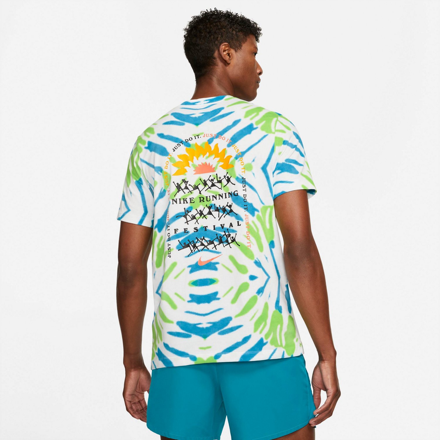 tie dye dri fit shirt