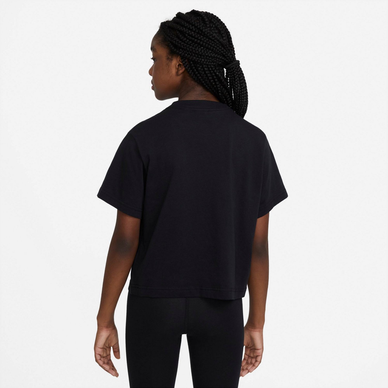 Nike Girls’ Sportswear Boxy Energy Graphic Short Sleeve T-shirt | Academy