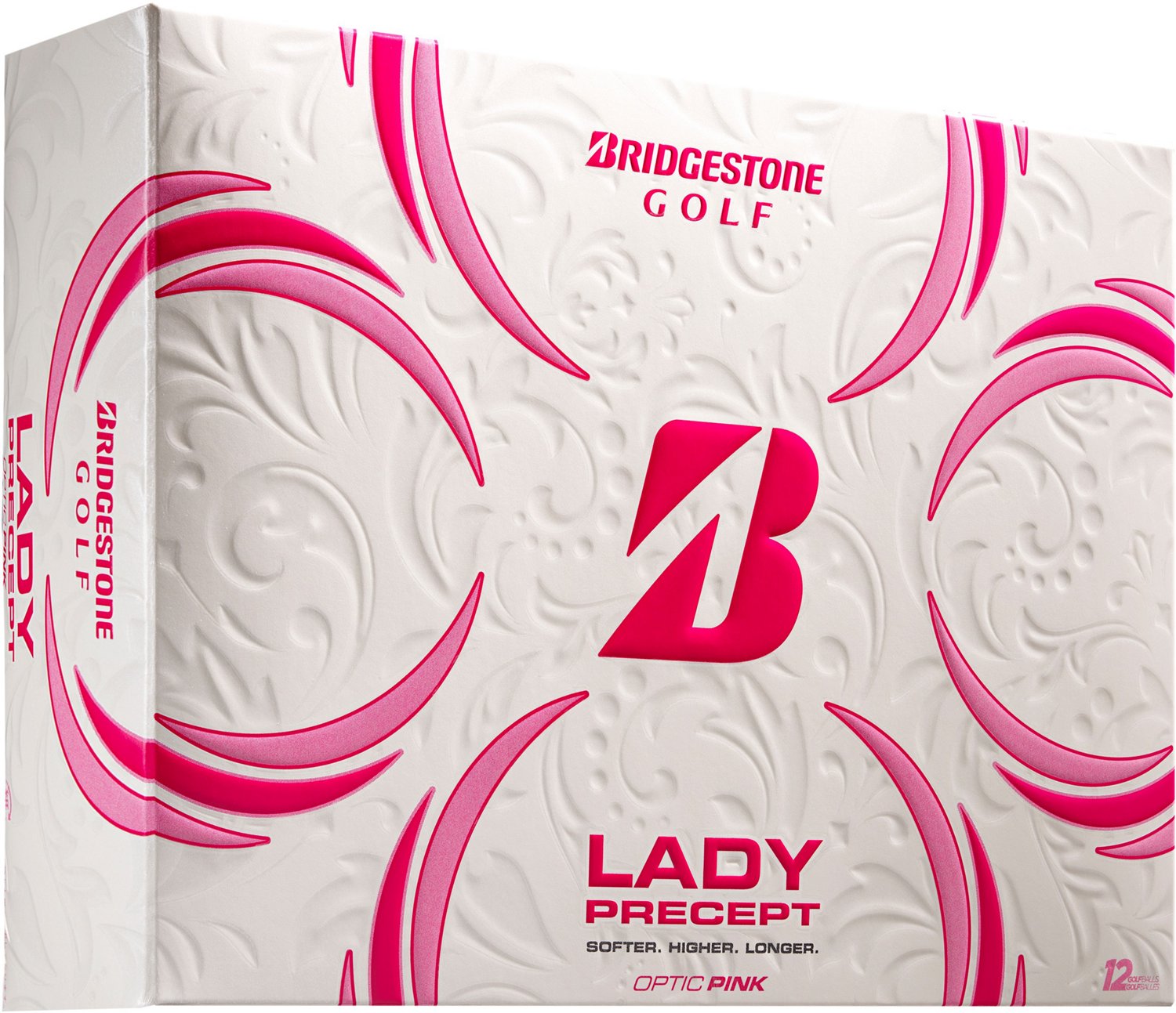 Bridgestone Lady Precept Pink Golf Ball - Dozen