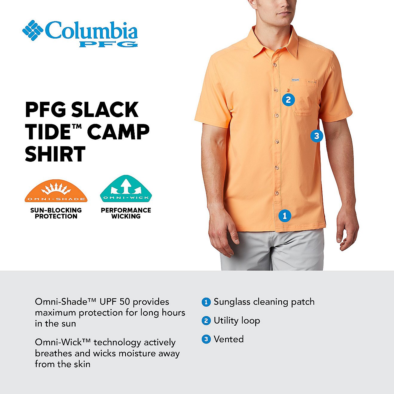 Columbia Sportswear Men's Slack Tide Camp Button Down Shirt                                                                      - view number 6