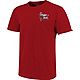 Image One Women's Texas Tech University Comfort Color State Doodles T-shirt                                                      - view number 2 image