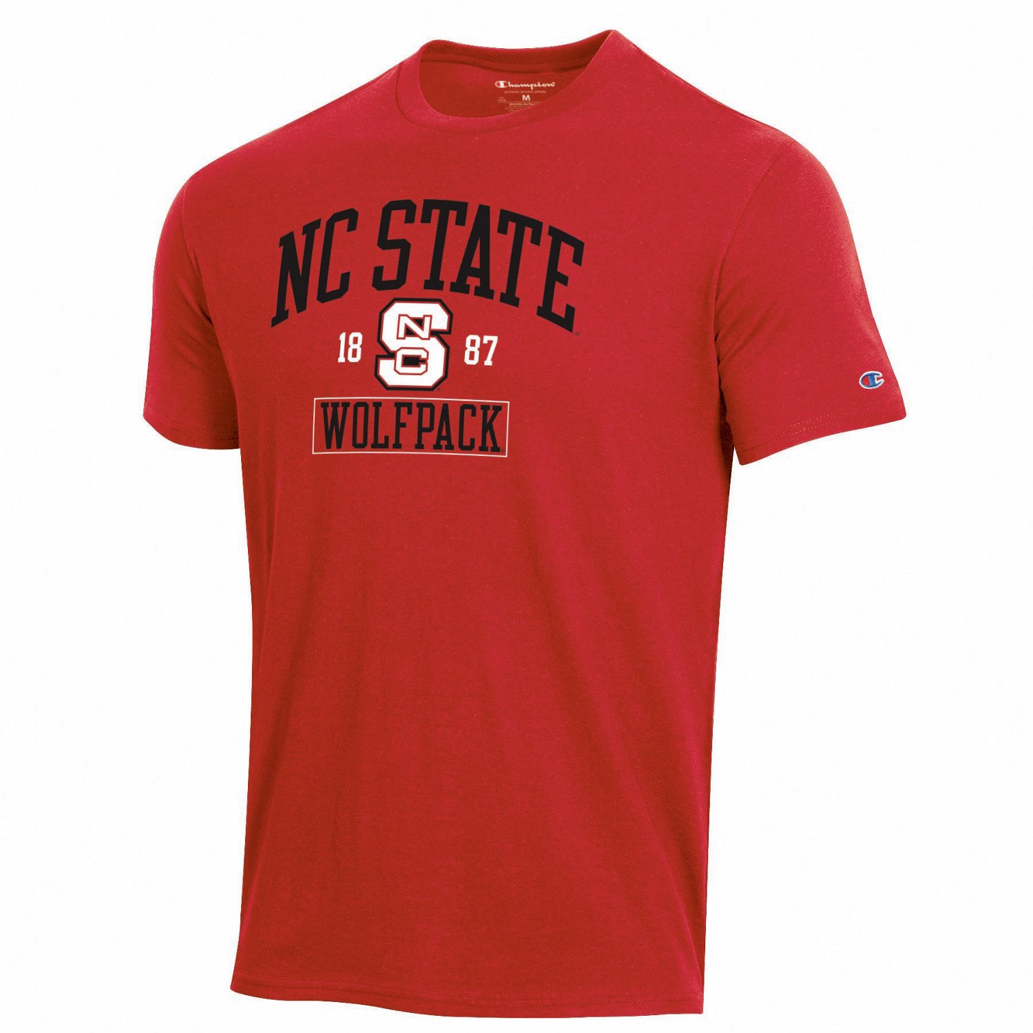 Champion Men's North Carolina State University Team Over Mascot Short