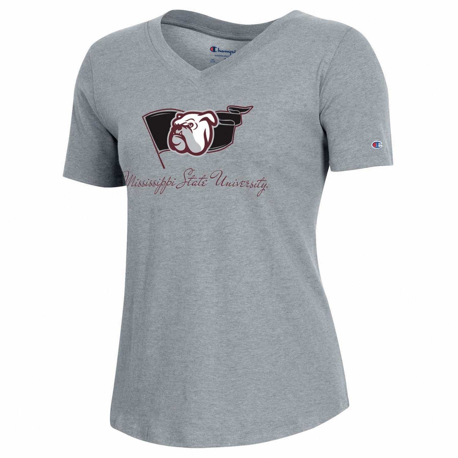 Champion Women's Mississippi State University Heathered Relaxed Fit V ...