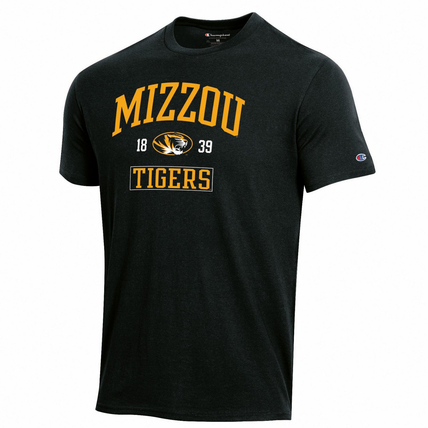 Champion Men's University of Missouri Team Over Mascot Short Sleeve T ...