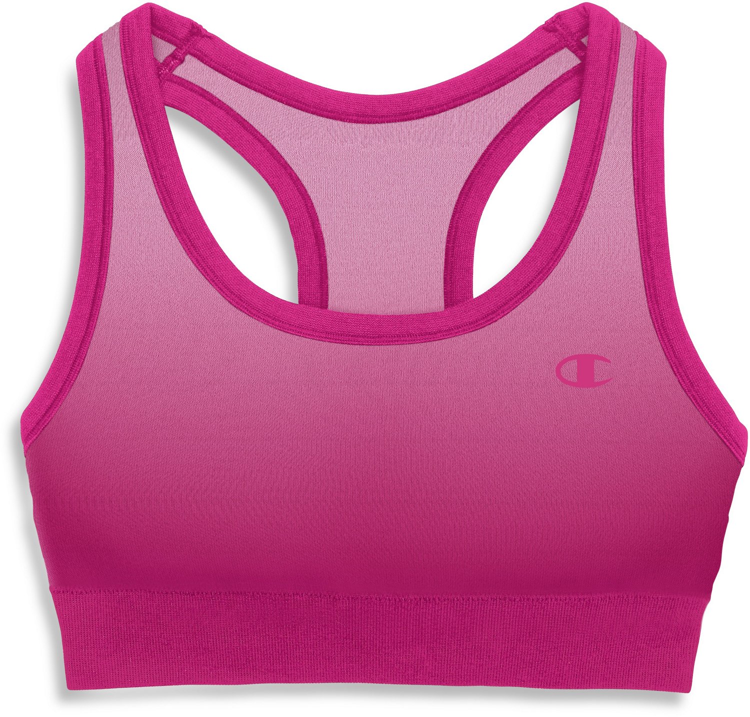 Champion Women's Racerback Ombre Medium Support Sports Bra Academy