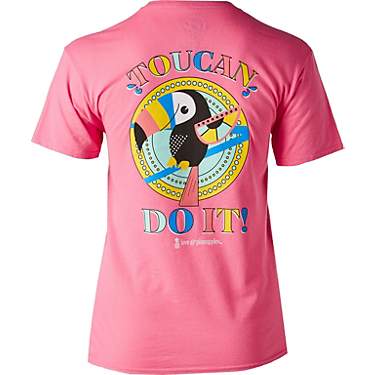 Love & Pineapples Women's Toucan Do It! Short Sleeve T-shirt                                                                    