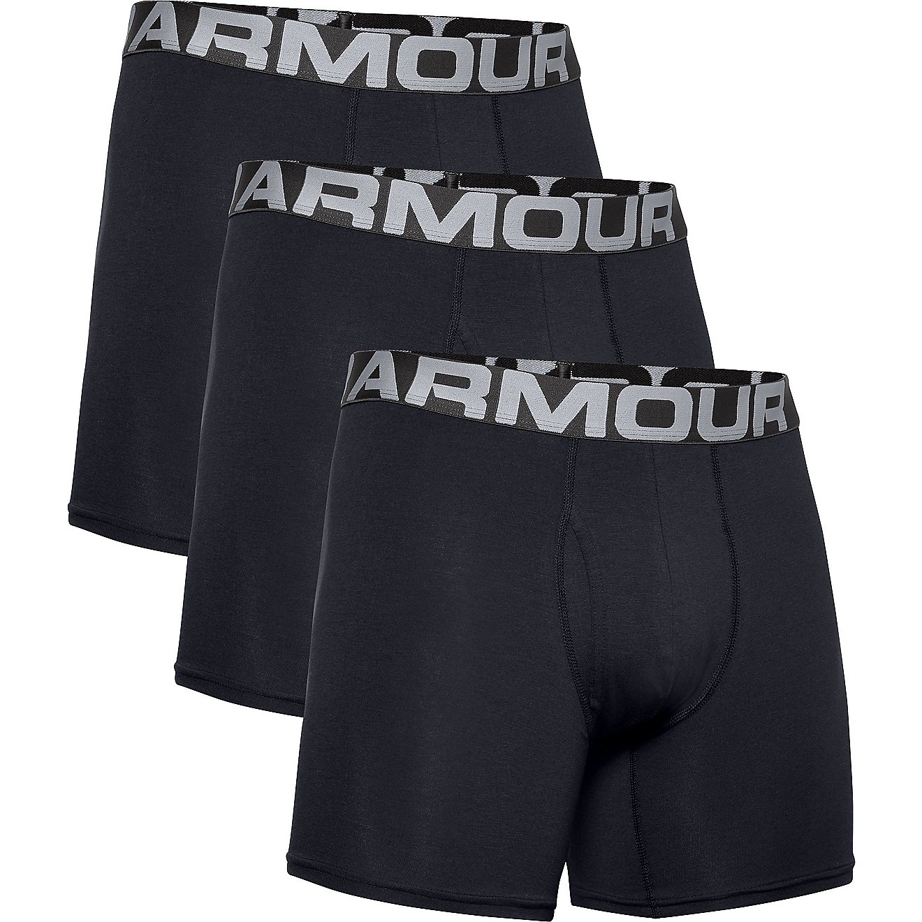 Under Armour Men's Charged Cotton 6 in Boxers 3-Pack                                                                             - view number 6