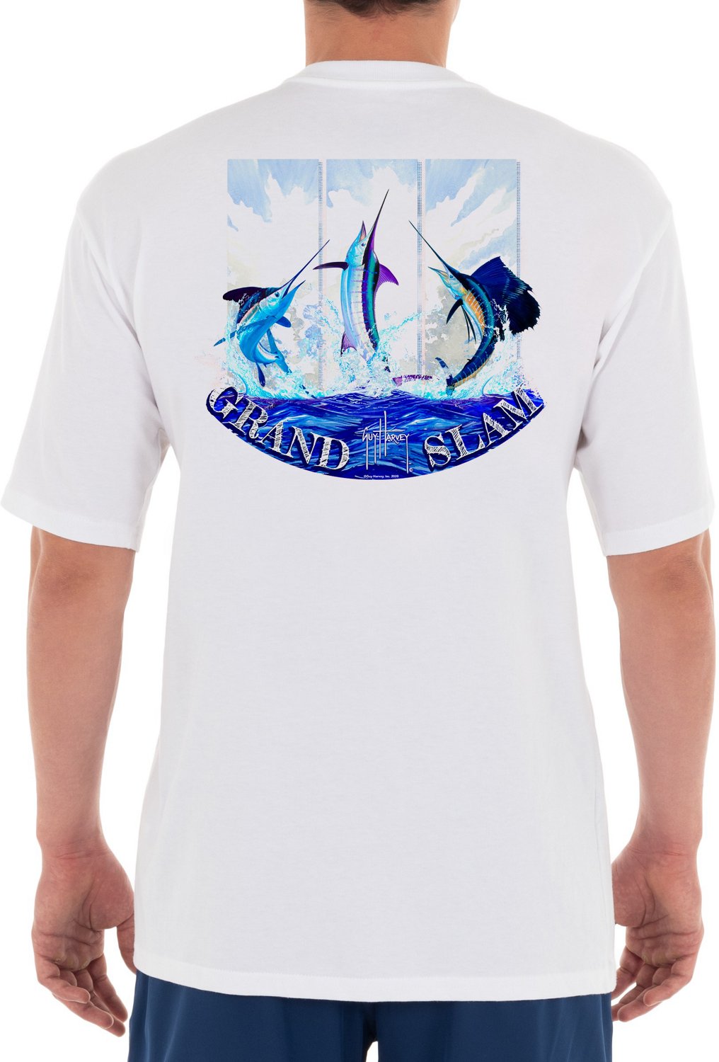 Guy Harvey Men's Grand Slam TShirt Academy