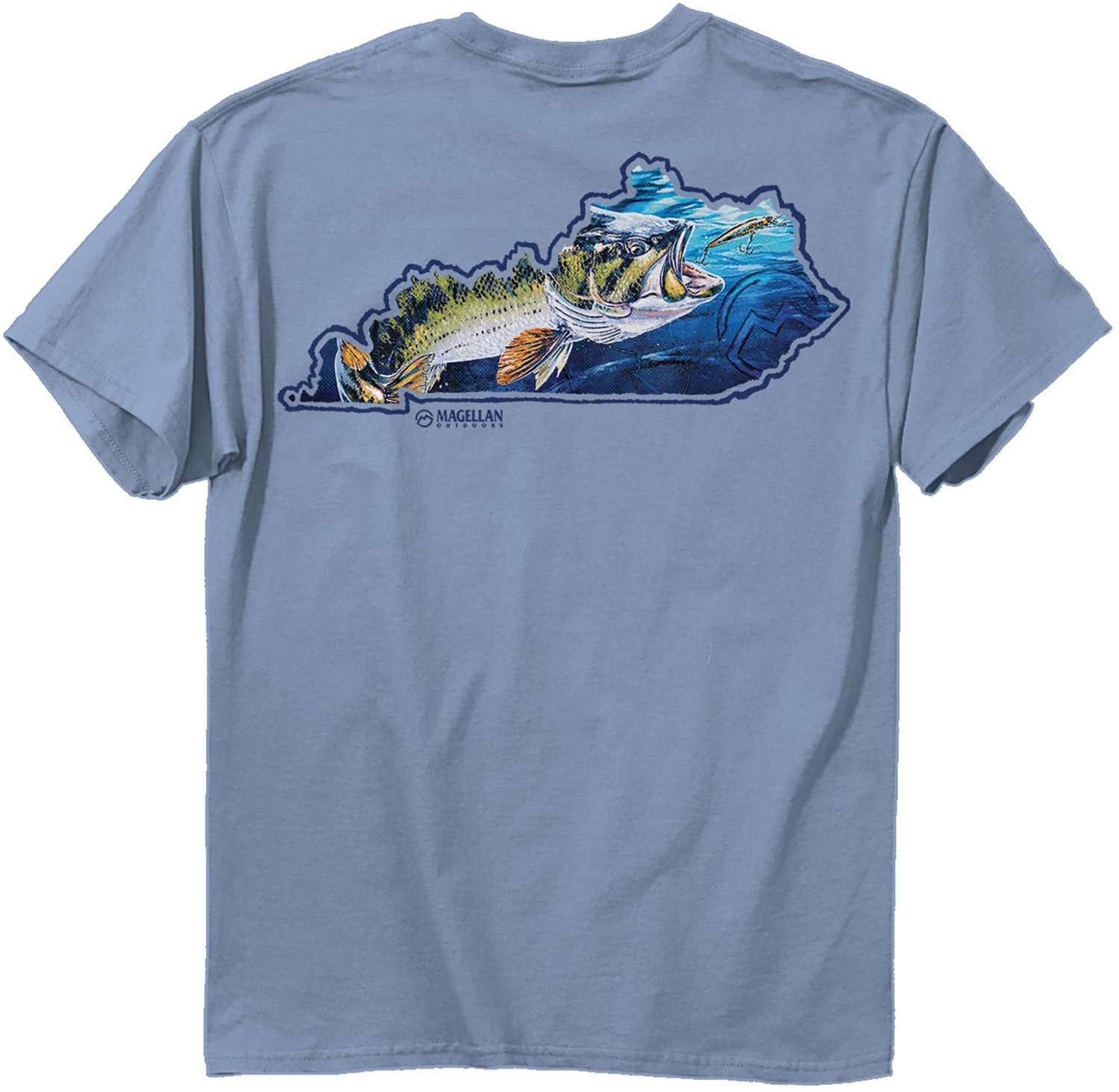 Magellan Outdoors Men's Kentucky Vivid Bass Graphic T-shirt | Academy