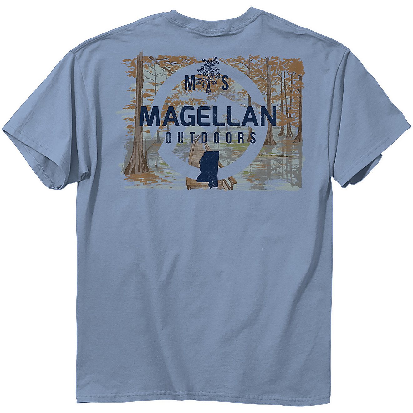 Magellan Outdoors Men's Mississippi Cypress Graphic T-shirt                                                                      - view number 1