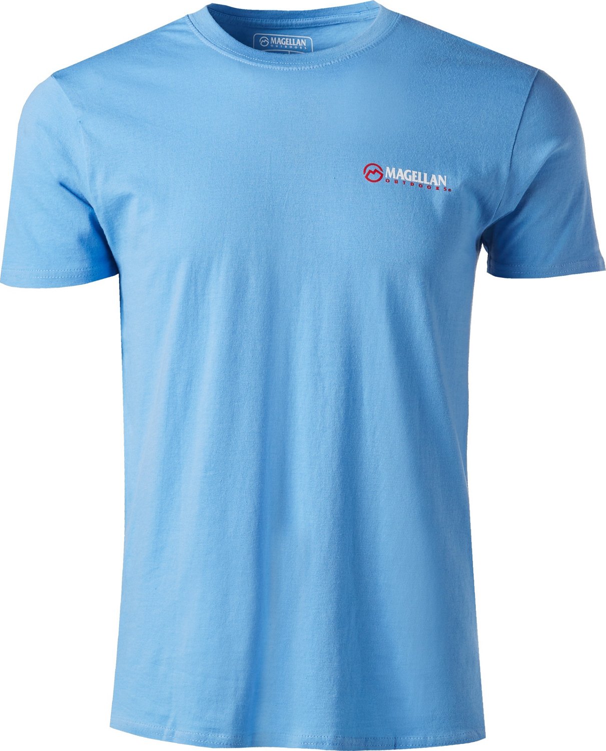 Magellan Outdoors Shirt Adult Medium Blue Fish American Flag Graphic Men  Tee M - AliExpress