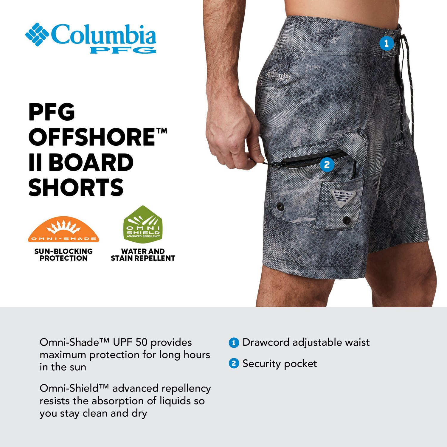 columbia pfg permit ii shorts