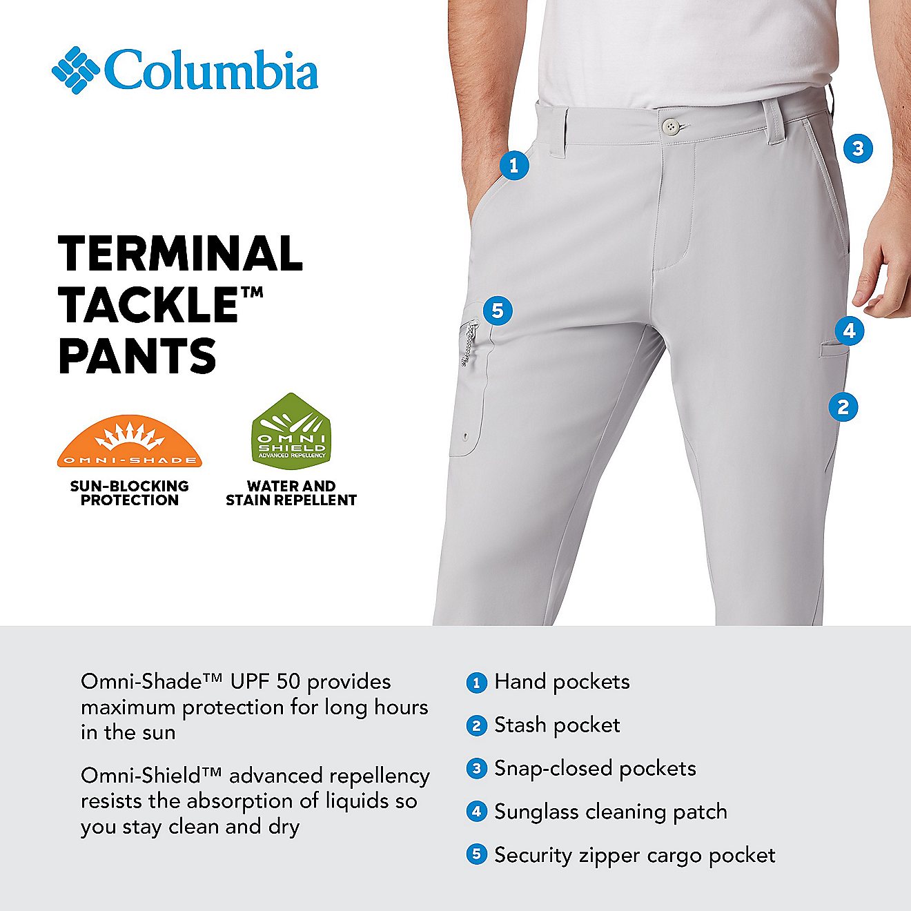 Columbia Mens Terminal Tackle Pant