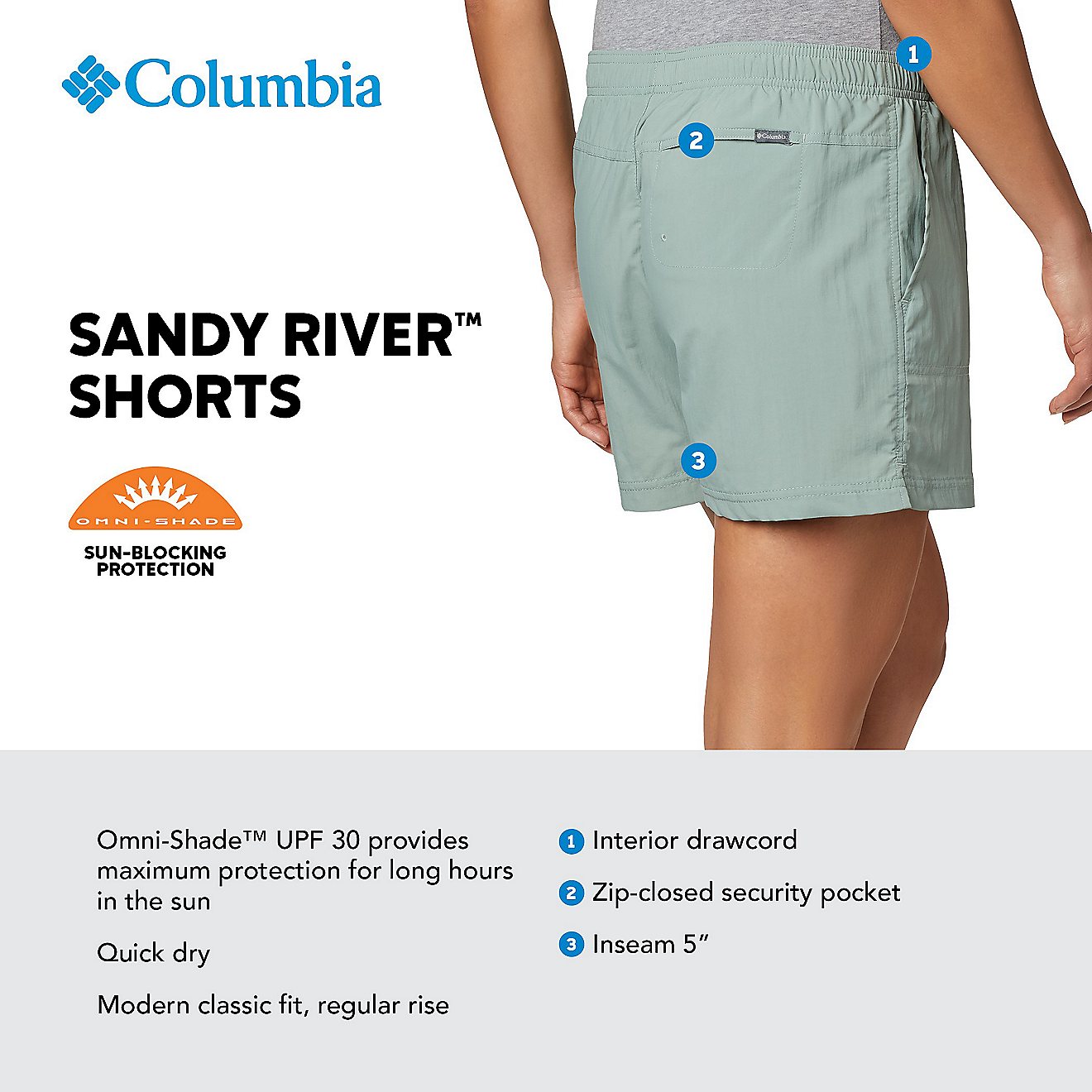 Columbia Sportswear Women's Sandy River Short                                                                                    - view number 6