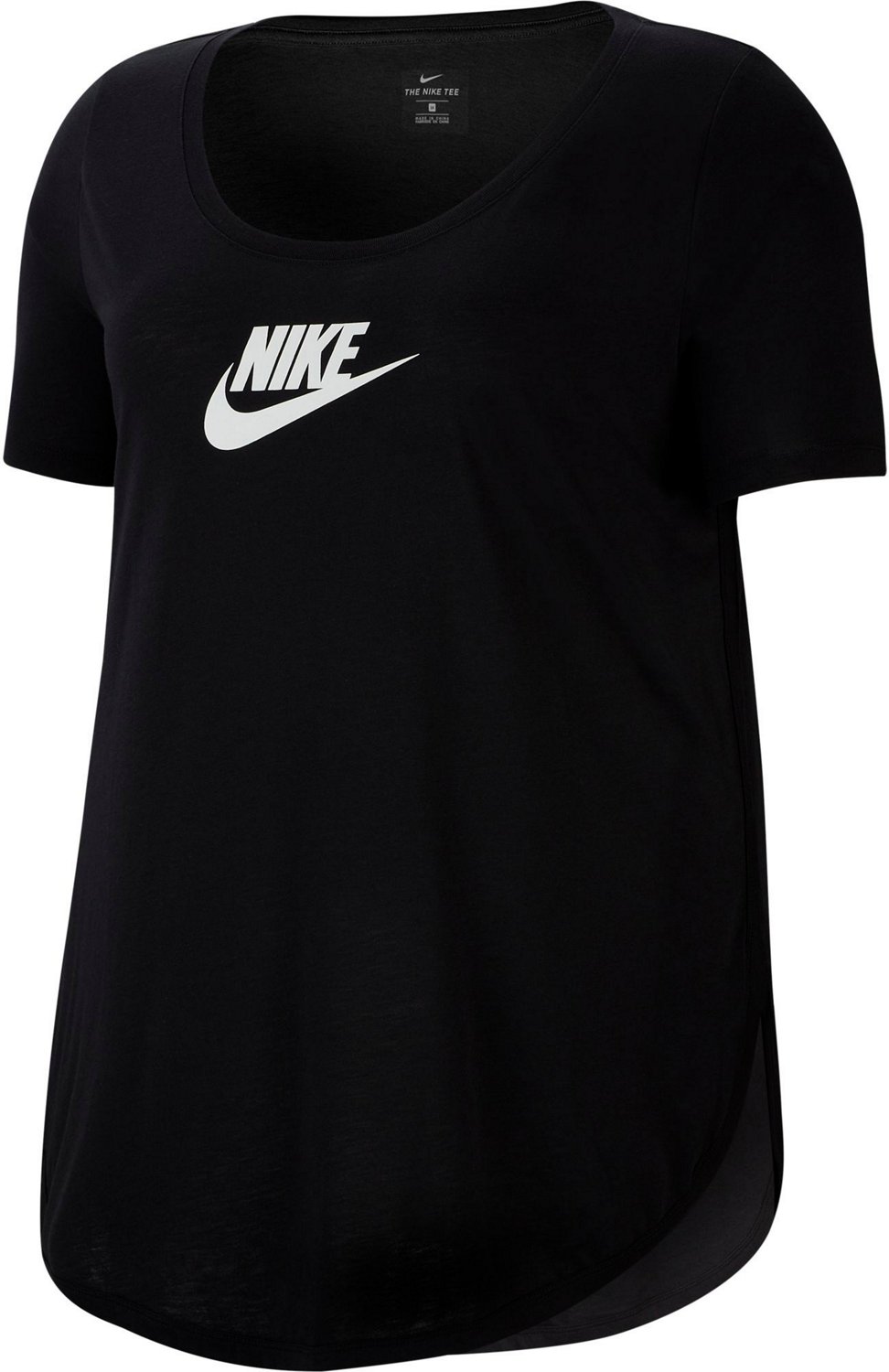 Nike Women's Sportswear Essential Tunic FTR Plus Short Sleeve T-shirt ...