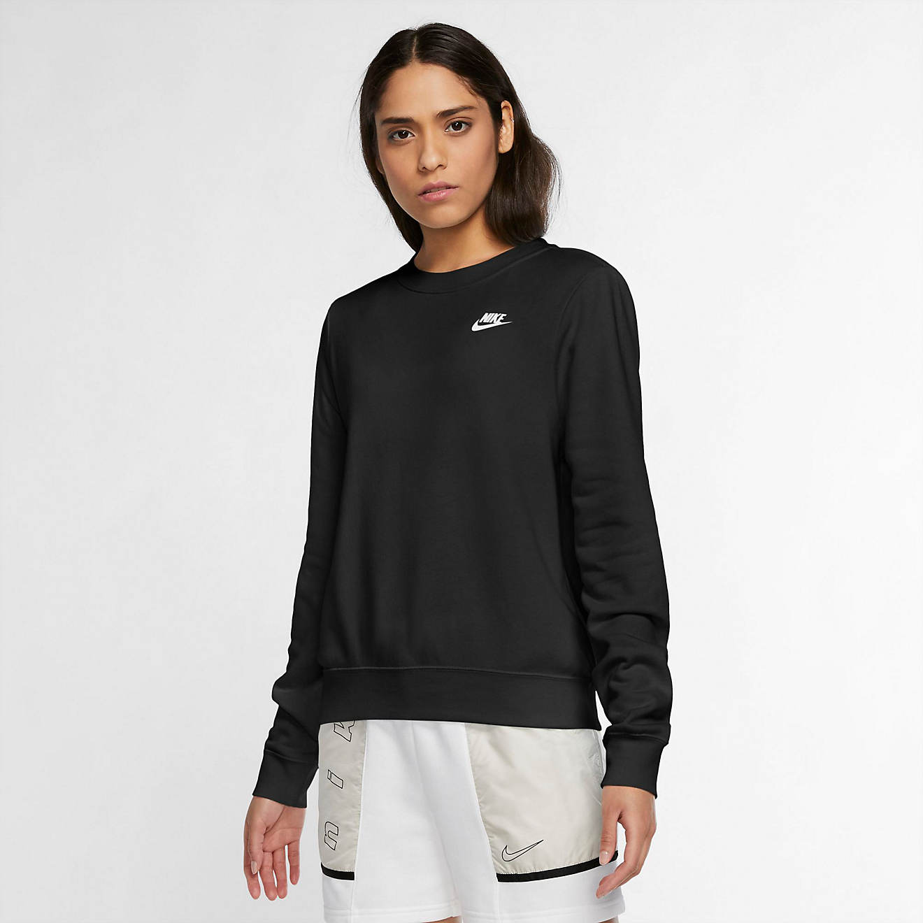Nike Women's Sportswear  Crew Club Fleece Pullover Sweatshirt                                                                    - view number 1