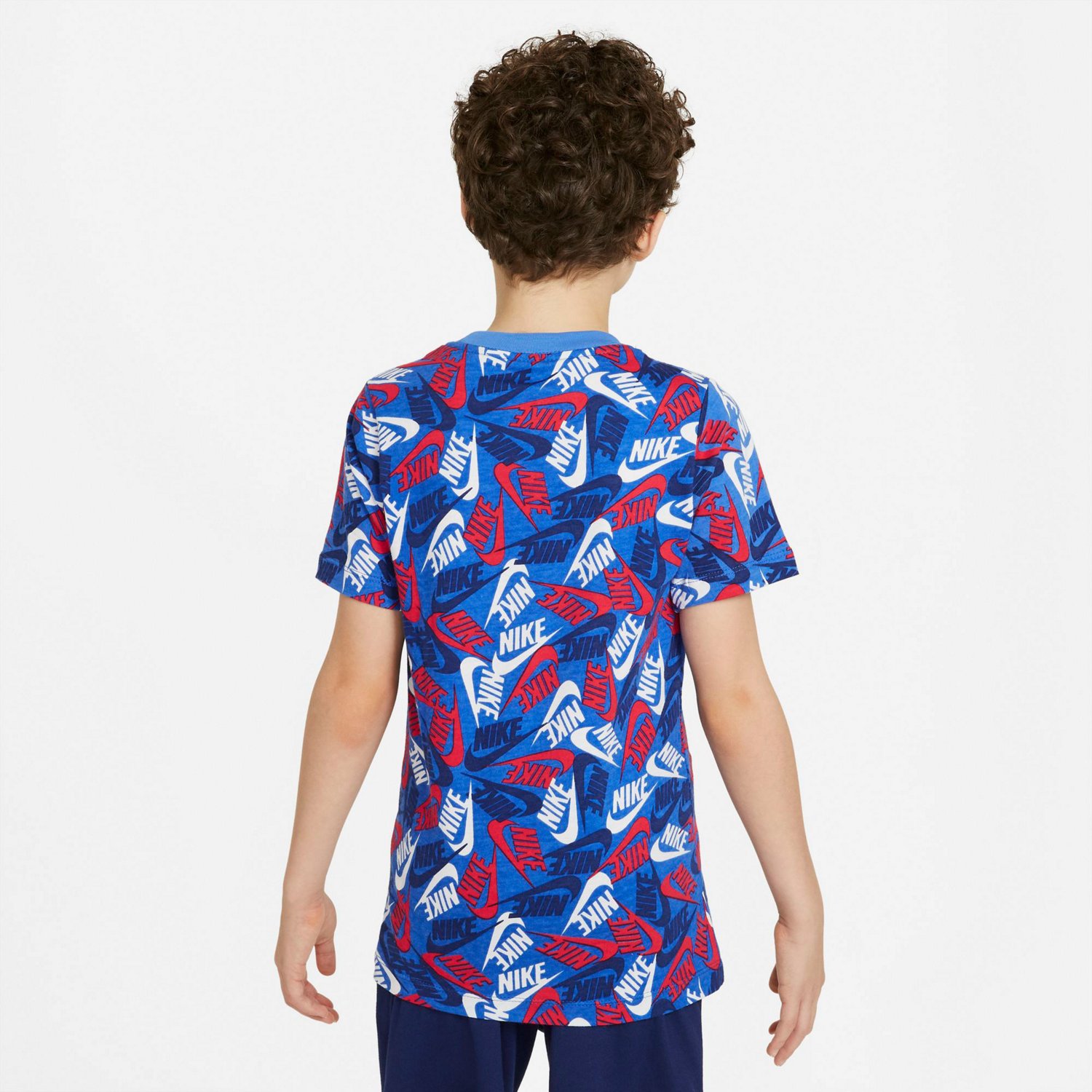 Nike Boys’ Sportswear Allover Print Training T-shirt | Academy