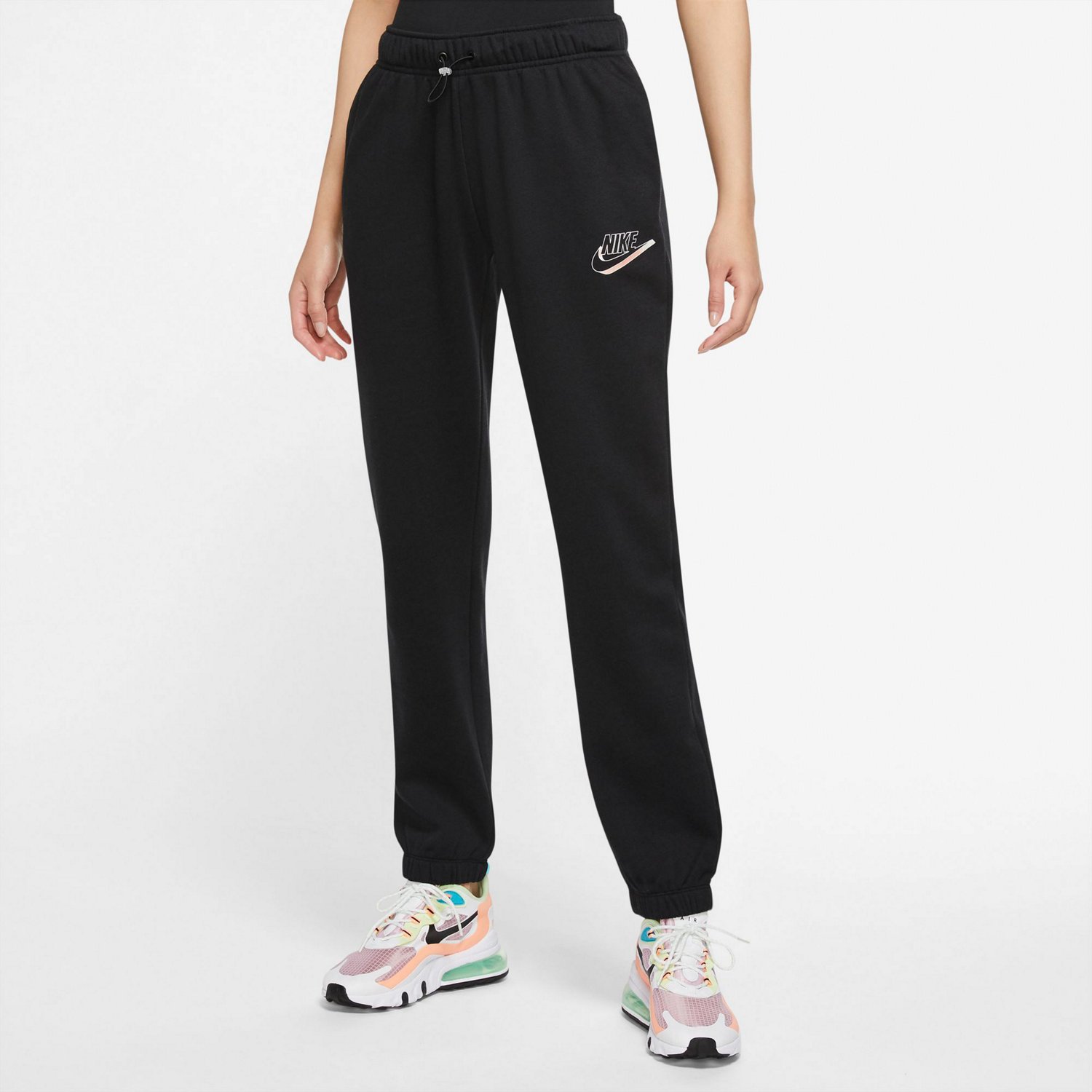nike football academy joggers in black