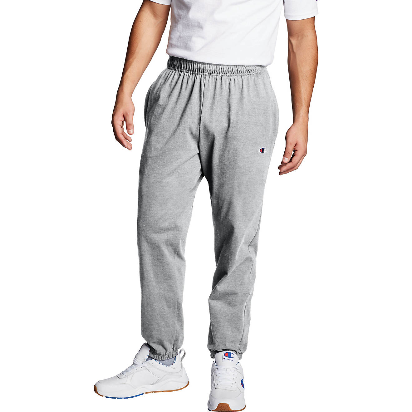 Champion Men's Classic Jersey Closed Bottom Pants                                                                                - view number 1