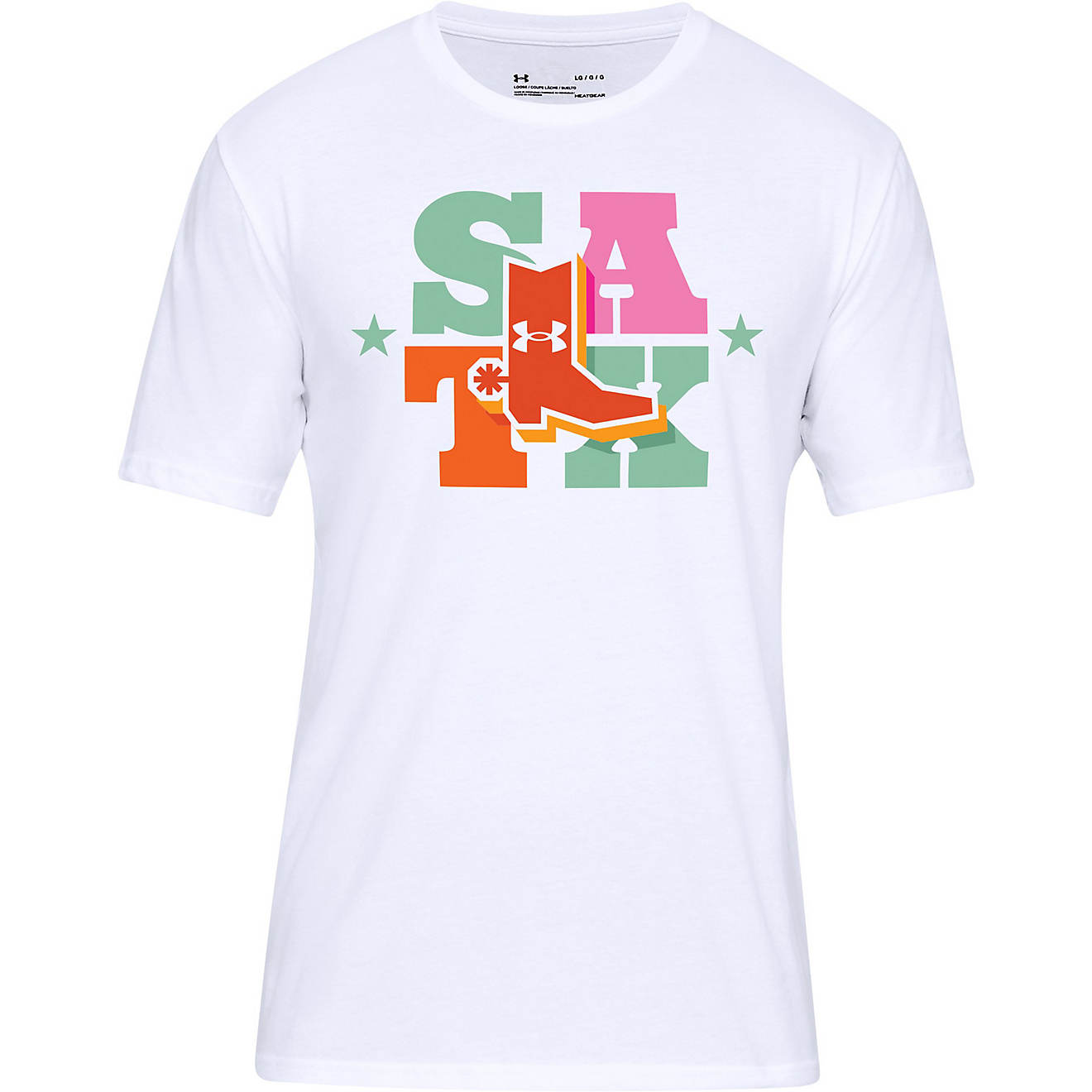 Under Armour Men's San Antonio TX Big Logo Short Sleeve T-shirt                                                                  - view number 1