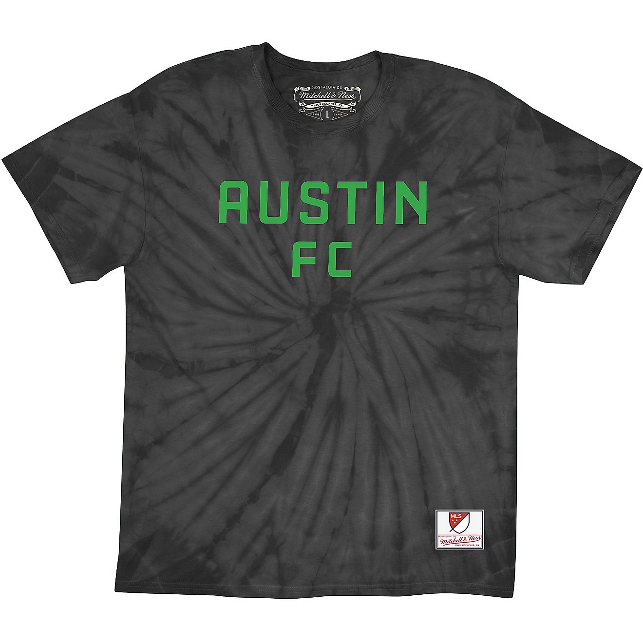 Mitchell & Ness Men's Austin FC 343 Tie Dye T-shirt                                                                              - view number 1